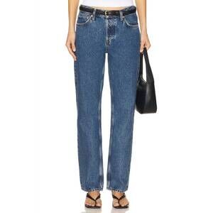 NEW RE/DONE standard straight leg jeans in blue mere